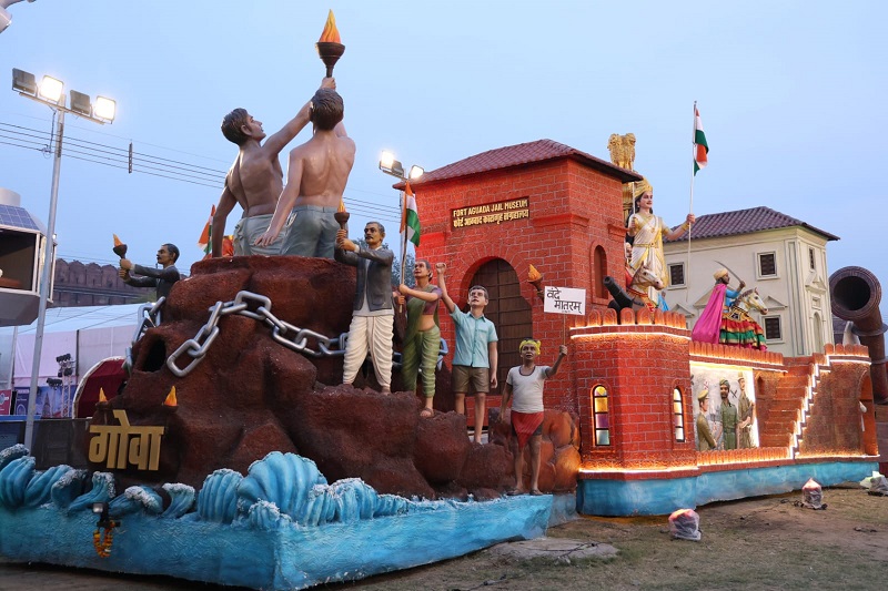 नवी दिल्लीतील ‘भारत पर्व’मध्ये गोव्याचा चित्ररथ सादर