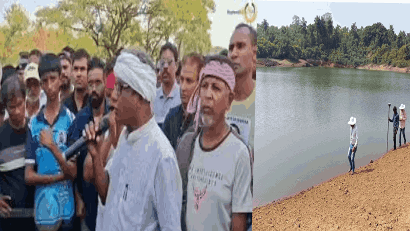 पत्रे, बांधकाम काढून चिंबल तळ्याचा परिसर ‘जैसे थे’ करा : ग्रामस्थांची मागणी