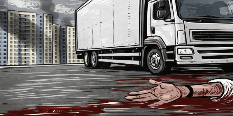 भीषण! ट्रकखाली झोपणे पडले महागात; चाकाखाली चिरडून अज्ञात व्यक्तीचा जागीच मृत्यू