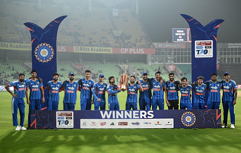 टीम इंडियाचा न्यूझीलंडवर ४-१ ने मालिकाविजय