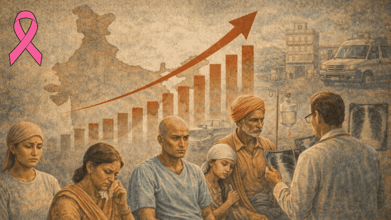 भारतात कर्करोगाचे रुग्ण वाढणार; २०४५ पर्यंत १५ लाखांऐवजी २४.५ लाख वार्षिक वाढ होण्याची भीती
