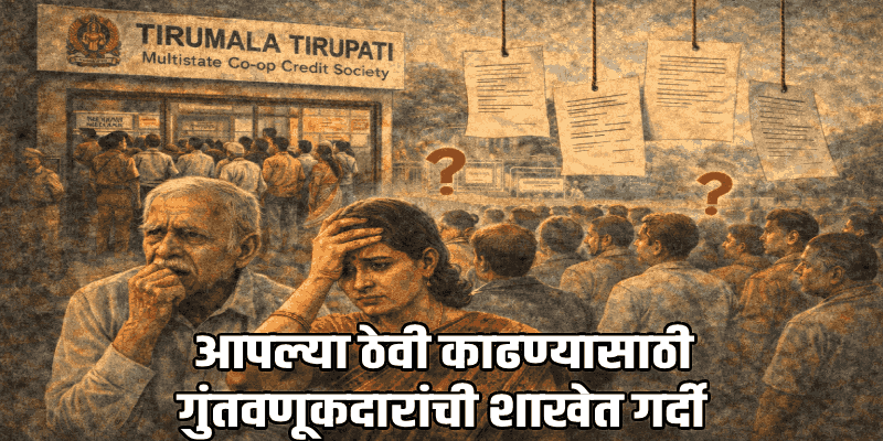 'तिरूमला तिरूपती मल्टिस्टेट को-ऑप सोसायटी'च्या गुंतवणूकदारांमध्ये धास्ती कायम