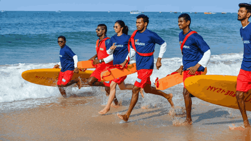 गोव्यातील समुद्रकिनाऱ्यांवर २०२५ मध्ये जीवरक्षकांनी ५४८ पर्यटकांना बुडताना वाचवले