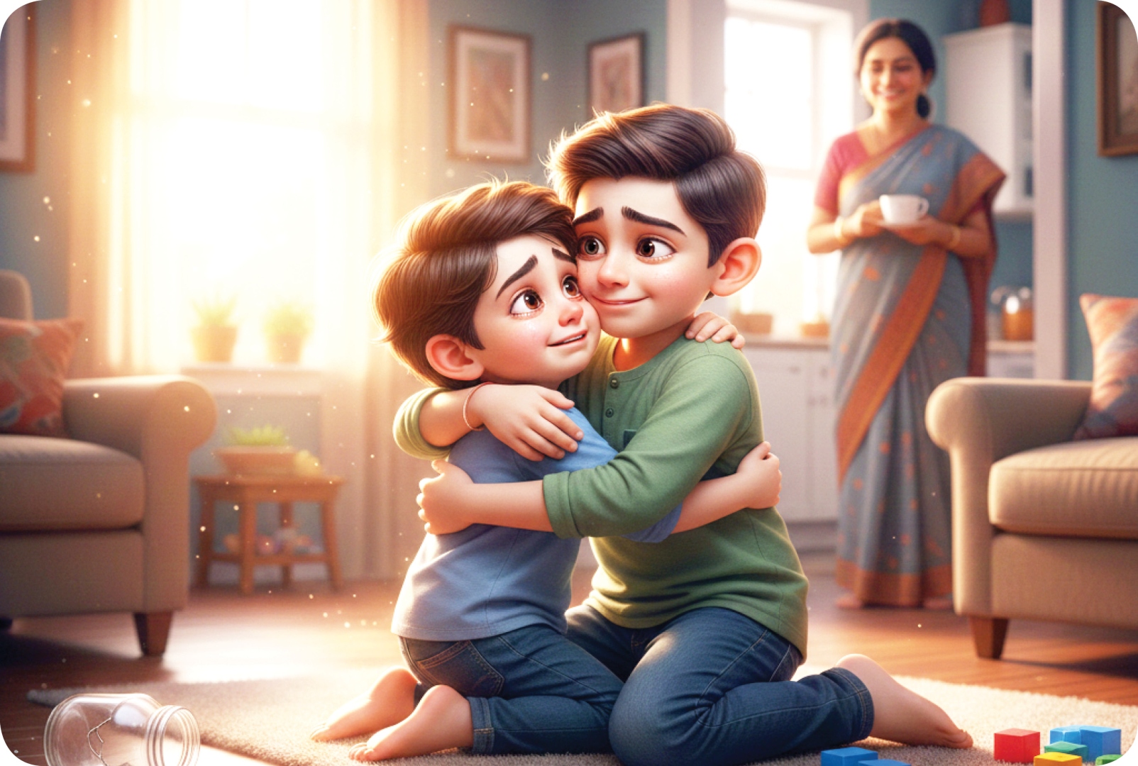 नाराज टिल्लू  आणि  समजूतदार दादा