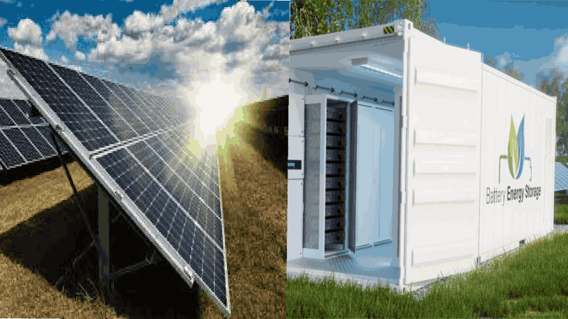 ३०० मेगावॅट सौर प्रकल्पासह बॅटरी साठवणुकीची सरकारची योजना