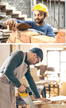 सुतार, गवंडी, वीणकाम करणाऱ्या कामगारास राज्यात अधिक रोजंदारी