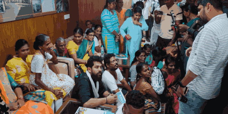 पाळे-शिरदोण झोन बदलाच्या विरोधात स्थानिकांचा टीसीपी कार्यालयावर धडक मोर्चा