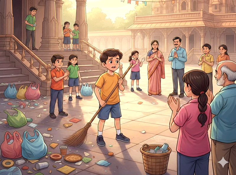 चिमुकल्या हातांची जादू