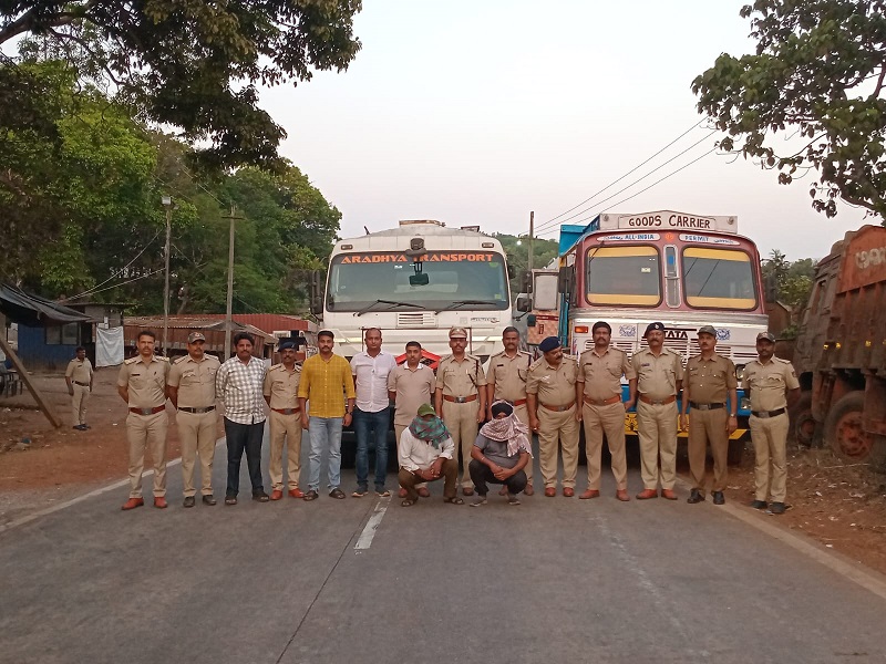 अनमोड अबकारी नाक्यावर ६० हजार लिटर स्पिरिट जप्त