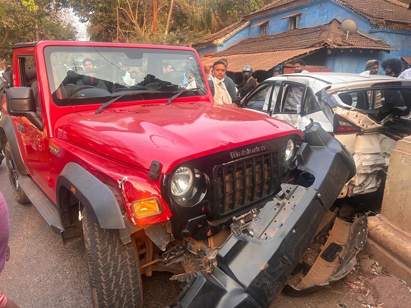 आसगावात भरधाव ‘थार’ची कारला धडक; वृद्धाचा मृत्यू