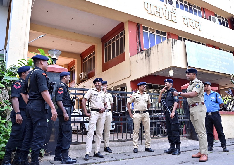 पणजीत पासपोर्ट भवनात बॉम्ब ठेवल्याचा ई-मेल ठरला फसवा