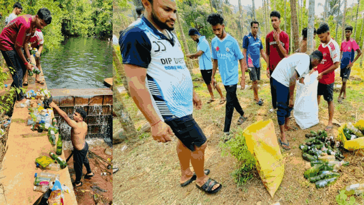 गोळालीत बंधाऱ्यावर येण्यास पर्यटकांना बंदी