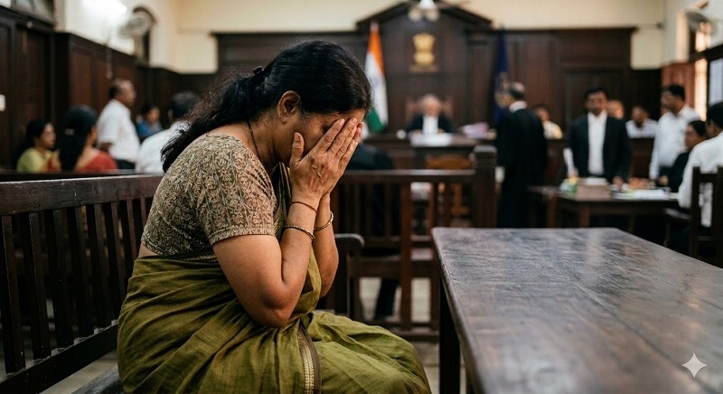 कौटुंबिक वादातून नौदलात कार्यरत पतीचा खून केल्याप्रकरणी पत्नी दोषी