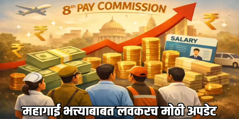 केंद्रीय कर्मचाऱ्यांसाठी आनंदाची बातमी; महागाई भत्त्यात वाढ आणि थकबाकीचा लवकरच निर्णय!
