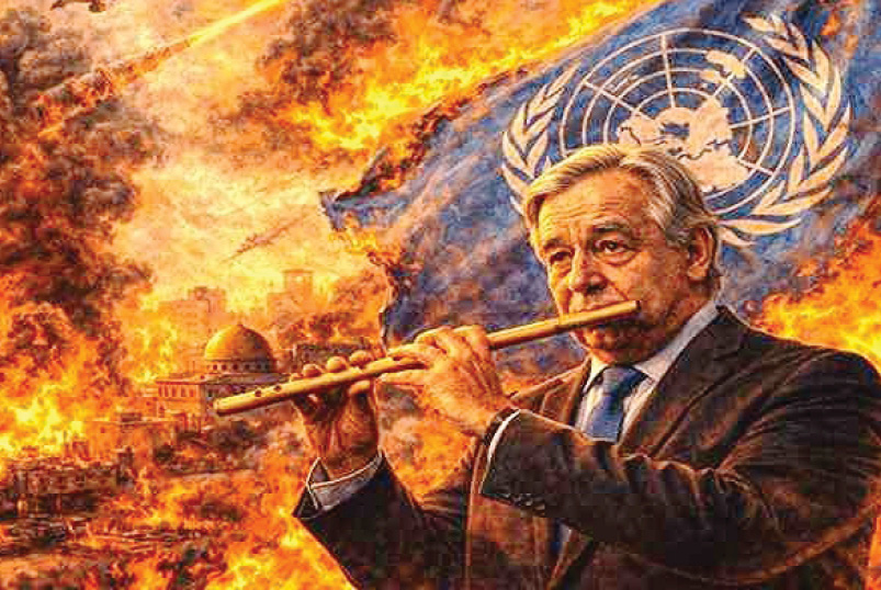 आखात जळताना 'यूएन' बासरी वाजवतेय !