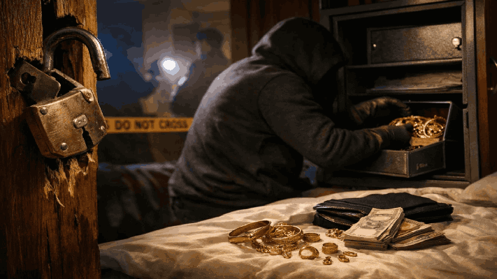 सांगेत घरफोडी; १.६५ लाखांचा ऐवज पळविला