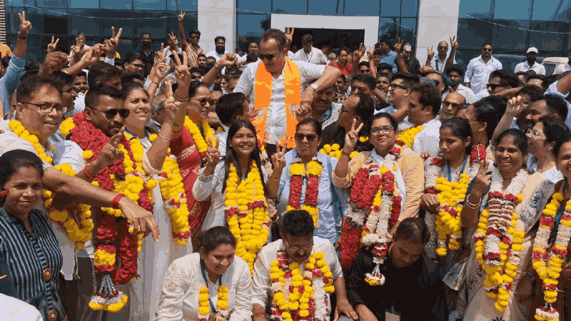 पणजी महापालिकेवर भाजप,बाबूशचीच सत्ता : ३० पैकी २७ जागांवर विजय