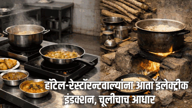 हॉटेल-रेस्टॉरन्टवाल्यांना आता इलेक्ट्रीक इंडक्शन, चूलीचाच आधार