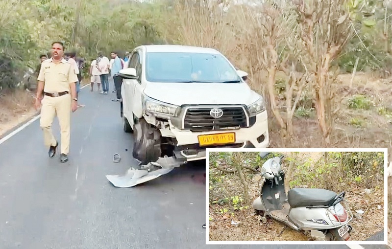वेर्णा-कुएली रस्त्यावर अपघातात दोन युवकांचा जागीच मृत्यू