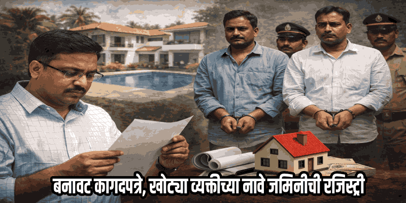 पेन्ह-दी-फ्रान्समधील जमीन व्यवहार; वाराणसीच्या व्यावसायिकाची १६ कोटींची मोठी फसवणूक