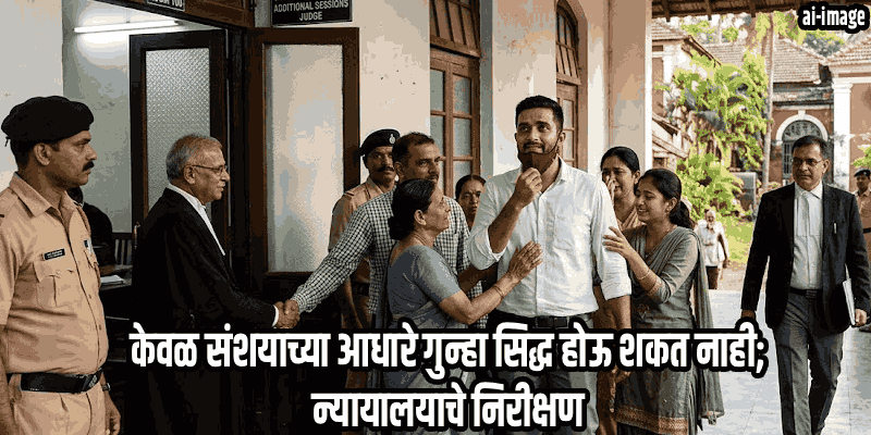 पुराव्या अभावी खुनाच्या आरोपातून तरुणाची निर्दोष मुक्तता