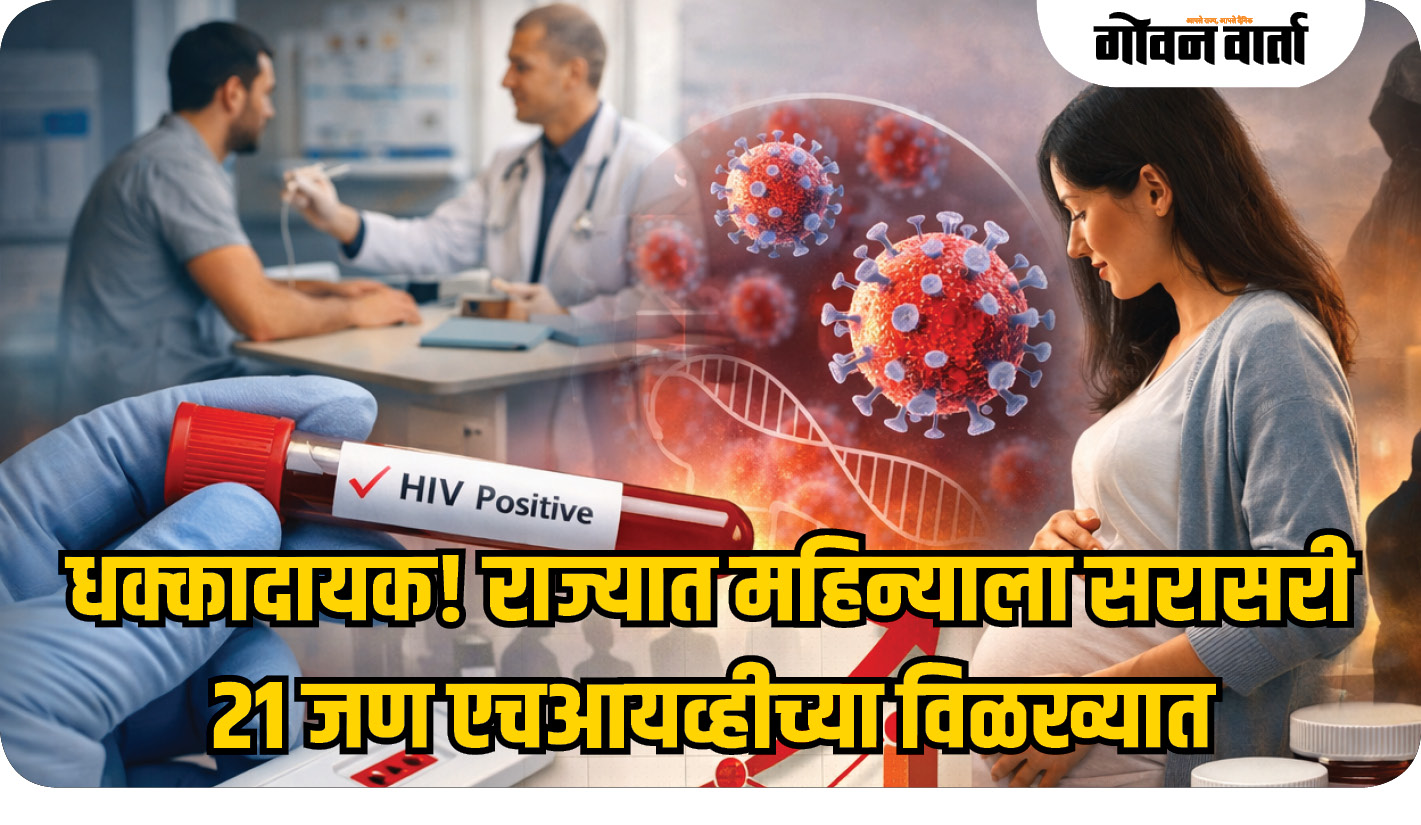 धक्कादायक! राज्यात महिन्याला सरासरी २१ जण एचआयव्हीच्या विळख्यात