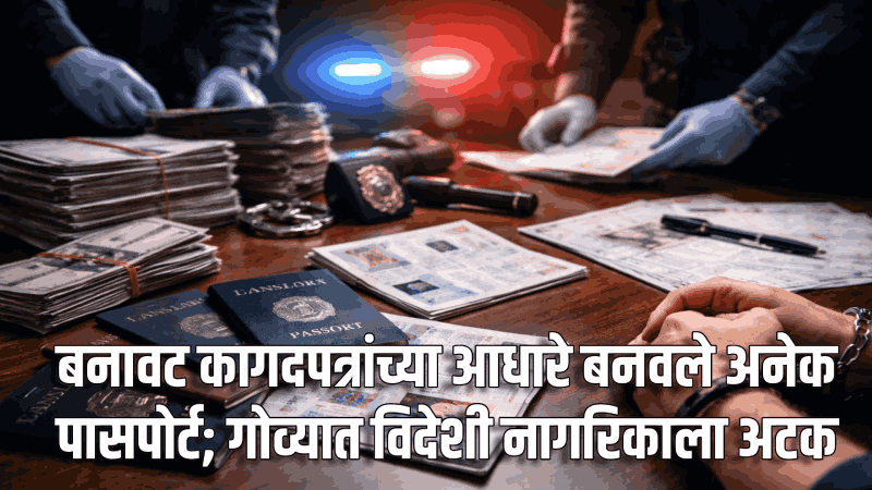 बनावट कागदपत्रांच्या आधारे बनवले अनेक पासपोर्ट; गोव्यात विदेशी नागरिकाला अटक