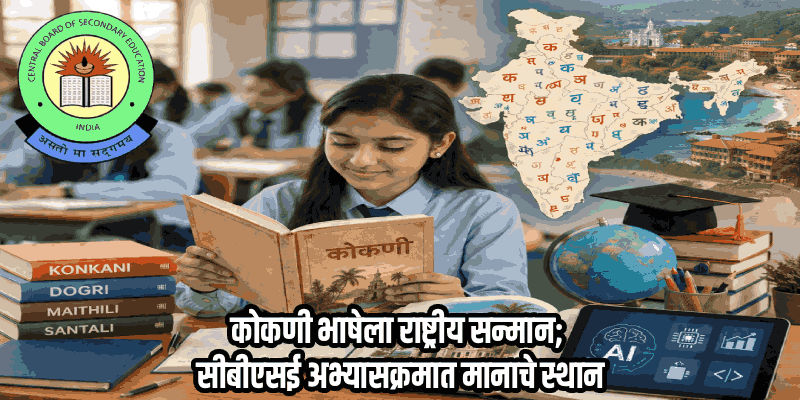 सीबीएसई अभ्यासक्रमात आता कोकणीचा समावेश; 'त्रिभाषा सूत्र' अधिक सक्षम