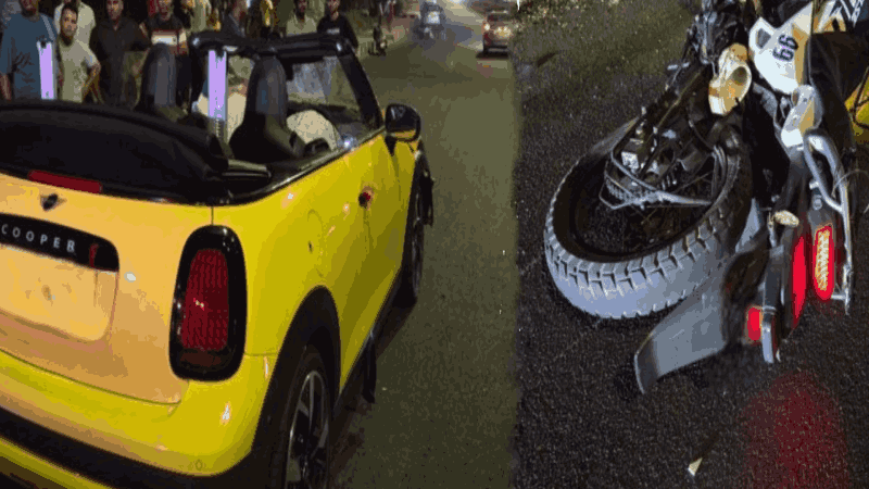 दोनापावला येथे भीषण अपघातात महिला ठार; एक गंभीर जखमी