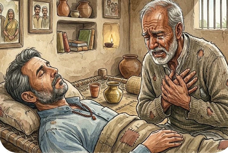 धाकट्या भावाच्या मृत्यूनंतर मोठ्या भावाचाही हृदयविकाराच्या झटक्याने मृत्यू