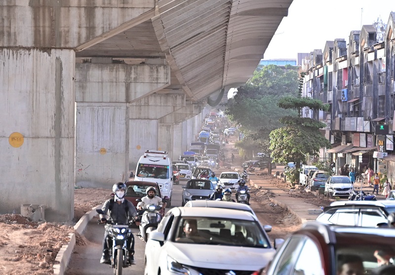 पर्वरी फ्लायओव्हर पूर्ततेसाठी ऑक्टोबरची डेडलाईन