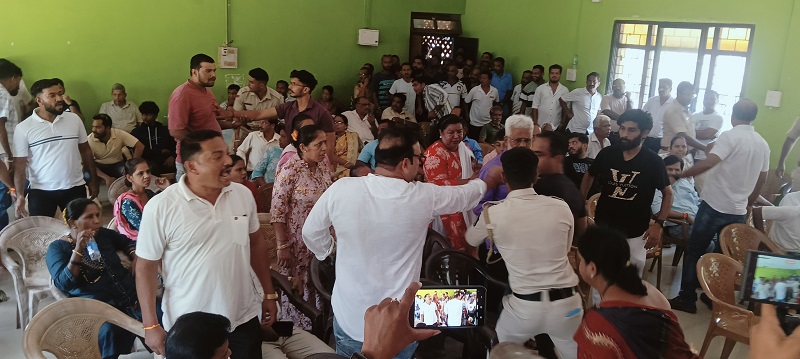 सावर्डे ग्रामसभेत पंचायत मंडळ, ग्रामस्थांत वाद