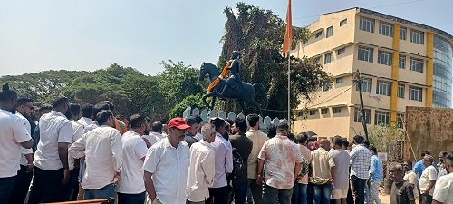 शिवरायांच्या पुतळ्यासाठी वास्कोतील शिवप्रेमींकडून सह्यांच्या मोहिमेस प्रारंभ