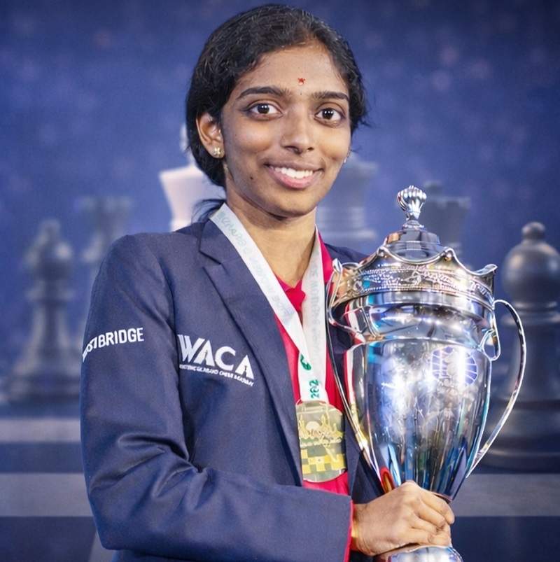 इतिहास घडला! वैशाली रमेशबाबूने जिंकली 'चेस कँडिडेट्स' स्पर्धा