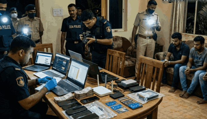गोव्यात आयपीएल बेटिंगवर गुन्हा शाखेचे छापे; १२ जणांना अटक