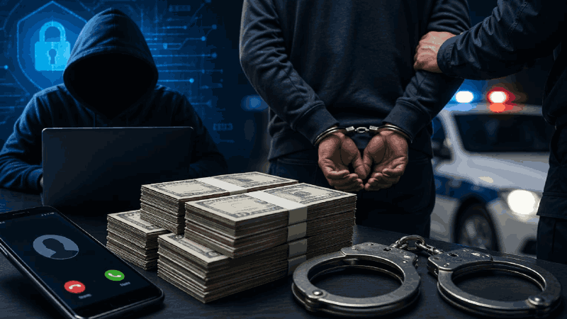 ६१.८४ लाखांची ‘डिजिटल अरेस्ट’ फसवणूक; आजरा, महाराष्टू येथून एकाला अटक