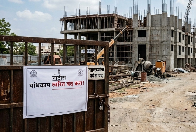 फॅशन डिझायनर तरुण ताहिलियानीच्या प्रकल्पाला बांधकाम बंदची नोटीस