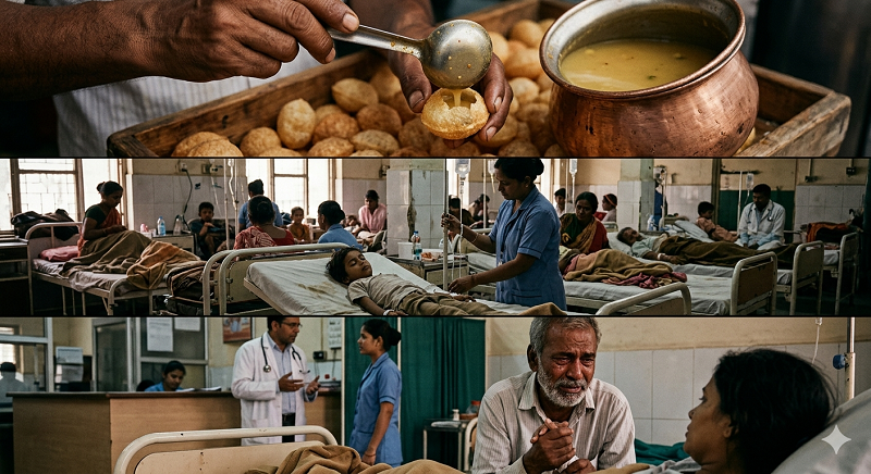 पाणीपुरीतून विषबाधा; ७ वर्षांच्या चिमुरड्याचा मृत्यू