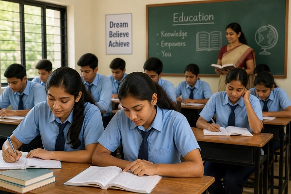 किमान माध्यमिक शिक्षणात गोवा देशात तृतीय स्थानी