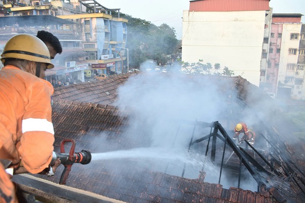 मडगावात घराला आग, लाखोंचे नुकसान