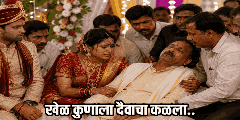लाडक्या लेकीचे कन्यादान करतानाच हृदयविकाराच्या तीव्र झटक्याने पित्याचे निधन
