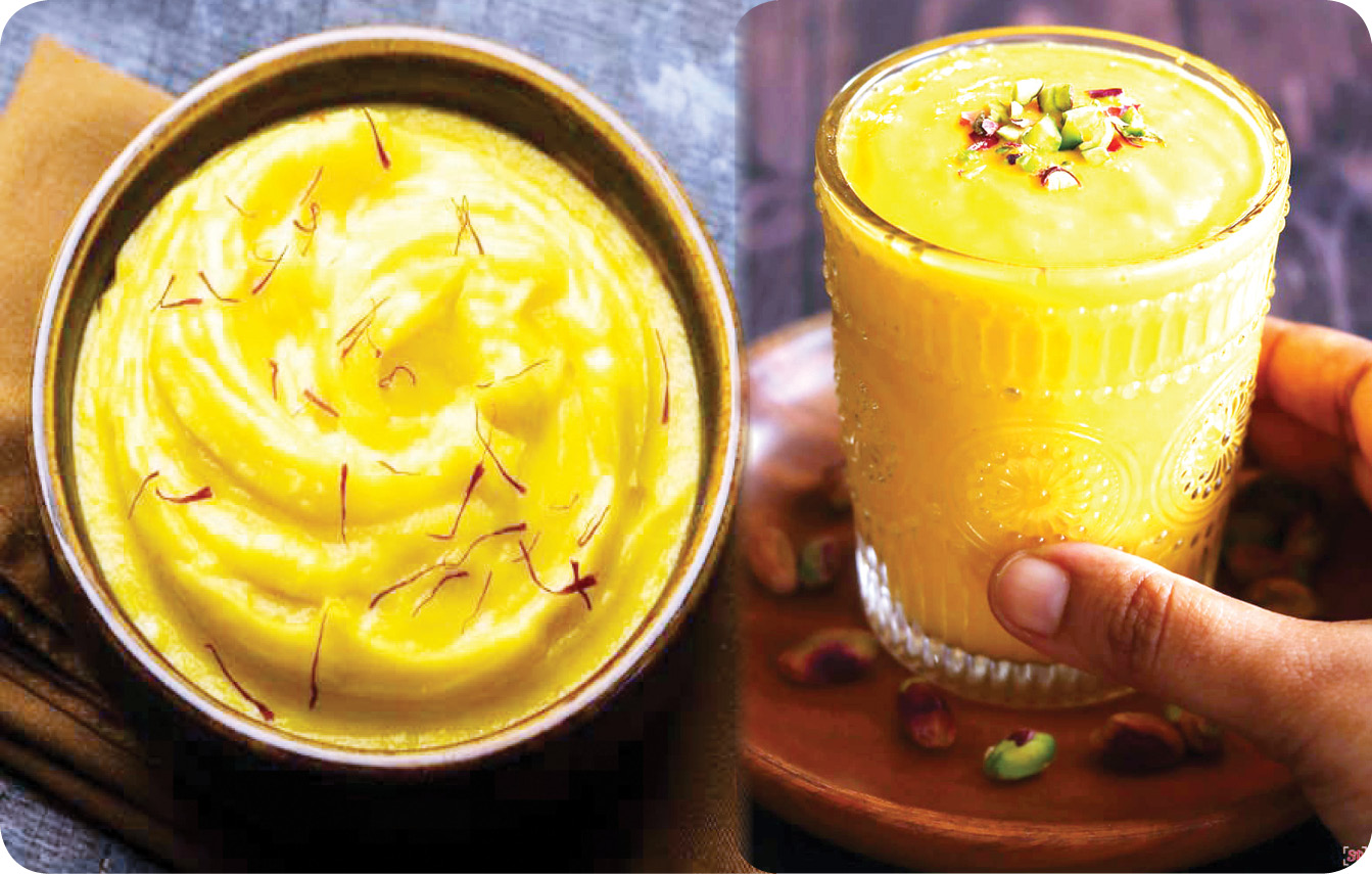 आंबा लस्सी आणि आम्रखंड