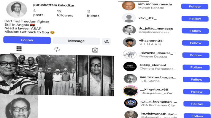गोव्यातील दिवंगत स्वातंत्र्यसैनिकांच्या नावांचा ऑनलाईन फसवणुकीसाठी गैरवापर