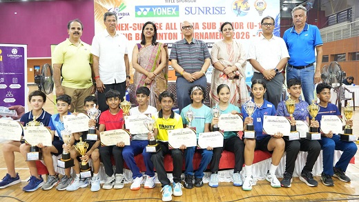 राष्ट्रीय बॅडमिंटन स्पर्धेत शन्वी रेड्डीला दुहेरी किताब