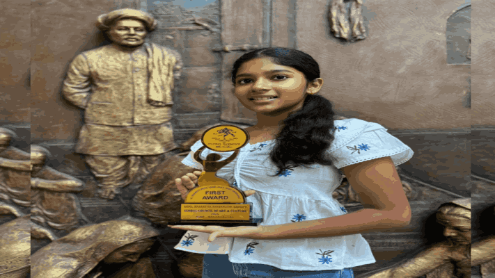 गोव्याच्या सई गावसची एकपात्री सादरीकरणात आंतरराष्ट्रीय स्पर्धेसाठी निवड