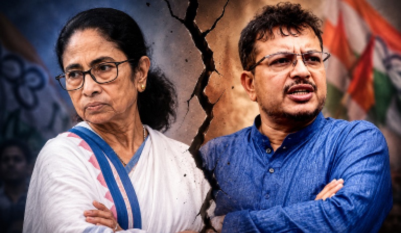 पश्चिम बंगालात तृणमूल काँग्रेसमध्ये उभी फूट; ममता बॅनर्जी एकाकी
