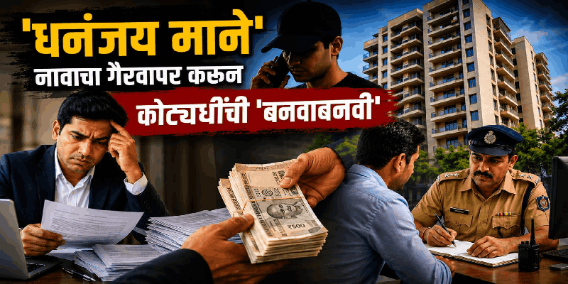 ‘धनंजय माने’ नावाचा गैरवापर करून कोट्यवधींची 'बनवाबनवी'