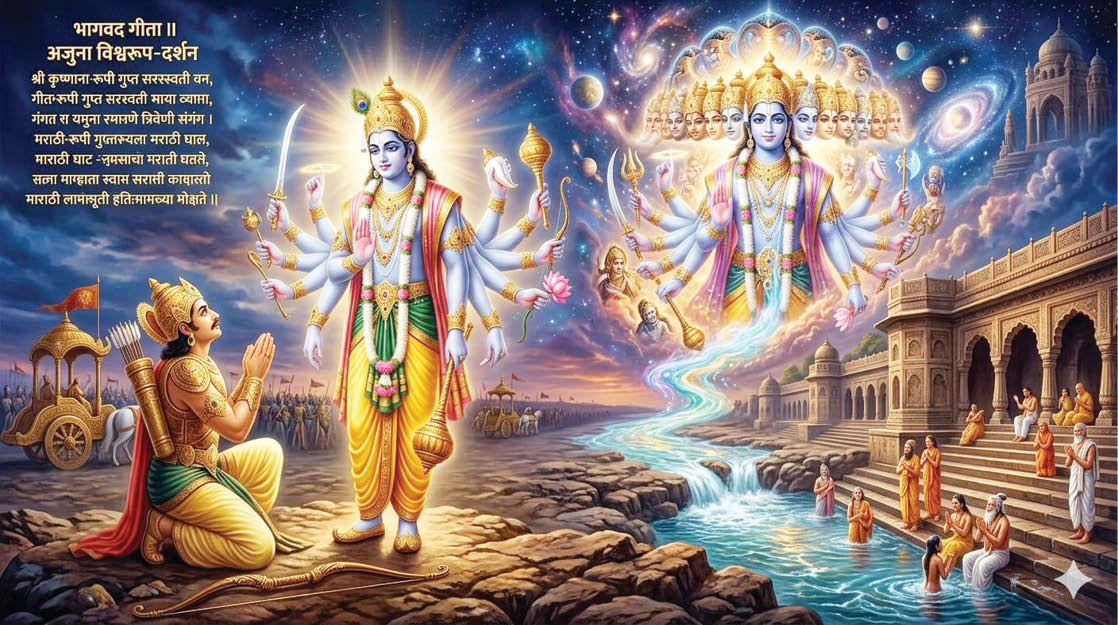 परब्रह्माचे विश्वरूप आणि रसांचा त्रिवेणी संगम