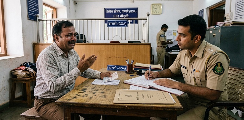 कर्जाची रक्कम फेडूनही सोन्याचे दागिने परत केले नसल्याने पोलिसांत तक्रार