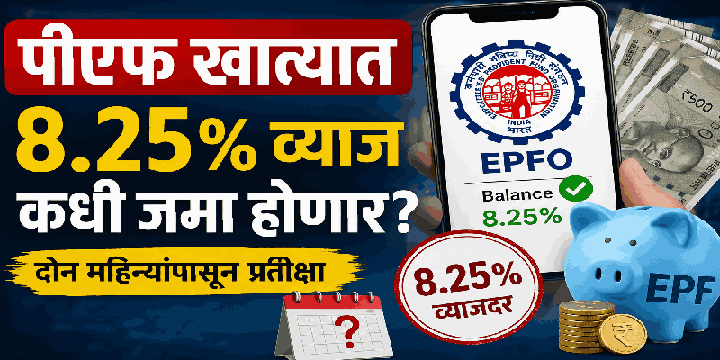 पीएफ खातेदारांच्या खात्यात ८.२५ टक्के व्याज कधी जमा होणार? दोन महिन्यांपासून प्रतीक्षा